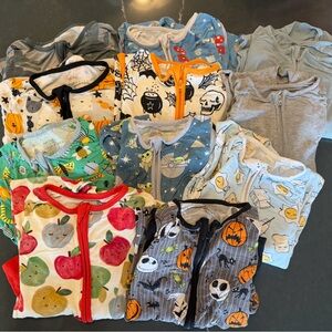 Lot of 11 Little Sleepies Pajamas 2T